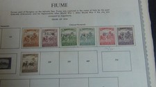 Stampsweis Collection Fiume sur Pages Minkus Est 144 Timbres