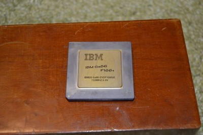 IBM 6x86 P166+ - 133 MHz Prozessor - 66MHz Bus - Sockel 7 - GOLDCAP Keramik