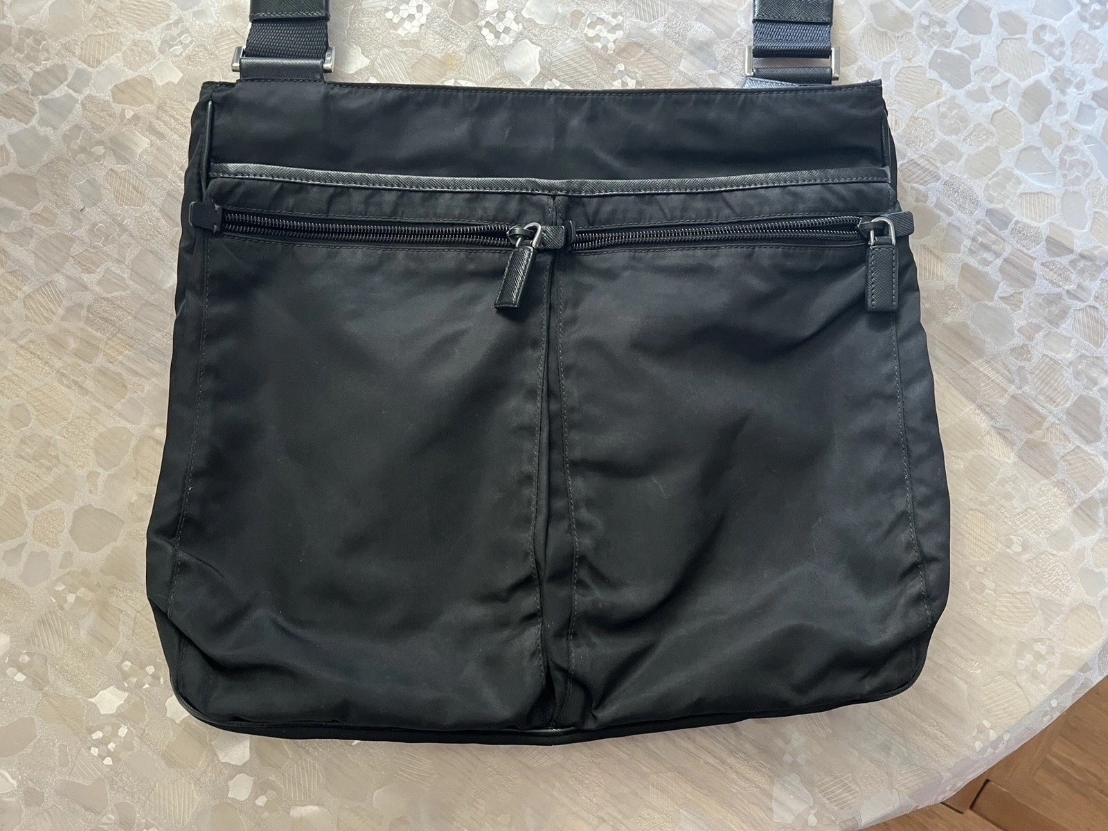 Prada Black Unisex Crossbody Bag-image