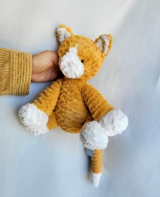 JELLYCAT FUDDLEWUDDLE INGWERKATZE. IN NEUZUSTAND MIT PAPIERETIKETTEN.