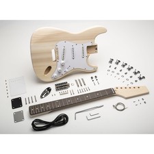 E-Gitarren Bausatz DIY ST-Style, Massivholz, Ahorn Hals, 3 Coils, Vintage