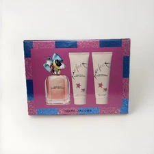 Marc Jacobs Perfect 3pc Gift Set For Women 3.4oz EDP + 2.5oz B/L + S/G