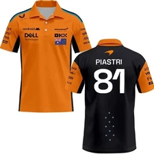 Oscar Piastri 81 McLaren F1 Media Polo Shirt Free Aus Post