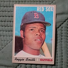 Topps 1970 Reggie Smith Boston Red Sox Baseball Card #215 Base Set