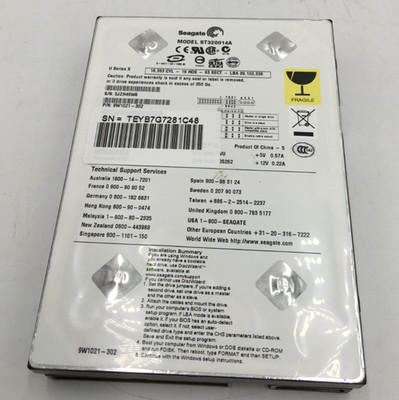 Genuine 20Gb Seagate 9W1021-302 ST320014A 3.5'' IDE ATA Hard Drive