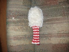 slightly used vintage Knit Pom Pom Fancy hybrid  headcover Lady