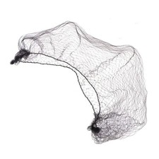 100 PCS 16 Inch Invisible Hair Nets Bun Cover Elastic Edge Mesh Hairnet Stret...