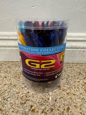Pilot G2 Premium Gel Roller Pens Fine Point 0.7mm Assorted Colors Tube Of 36