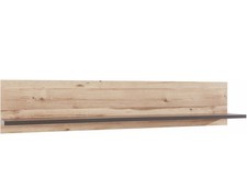 Wandboard Clint 4 Wolfram Grau Planked Eiche 150x29x22 cm Wandregal Regal