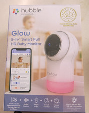 Hubble Connected Nursery Pal Glow, Smart HD Baby Monitor Camera W/ Night Light