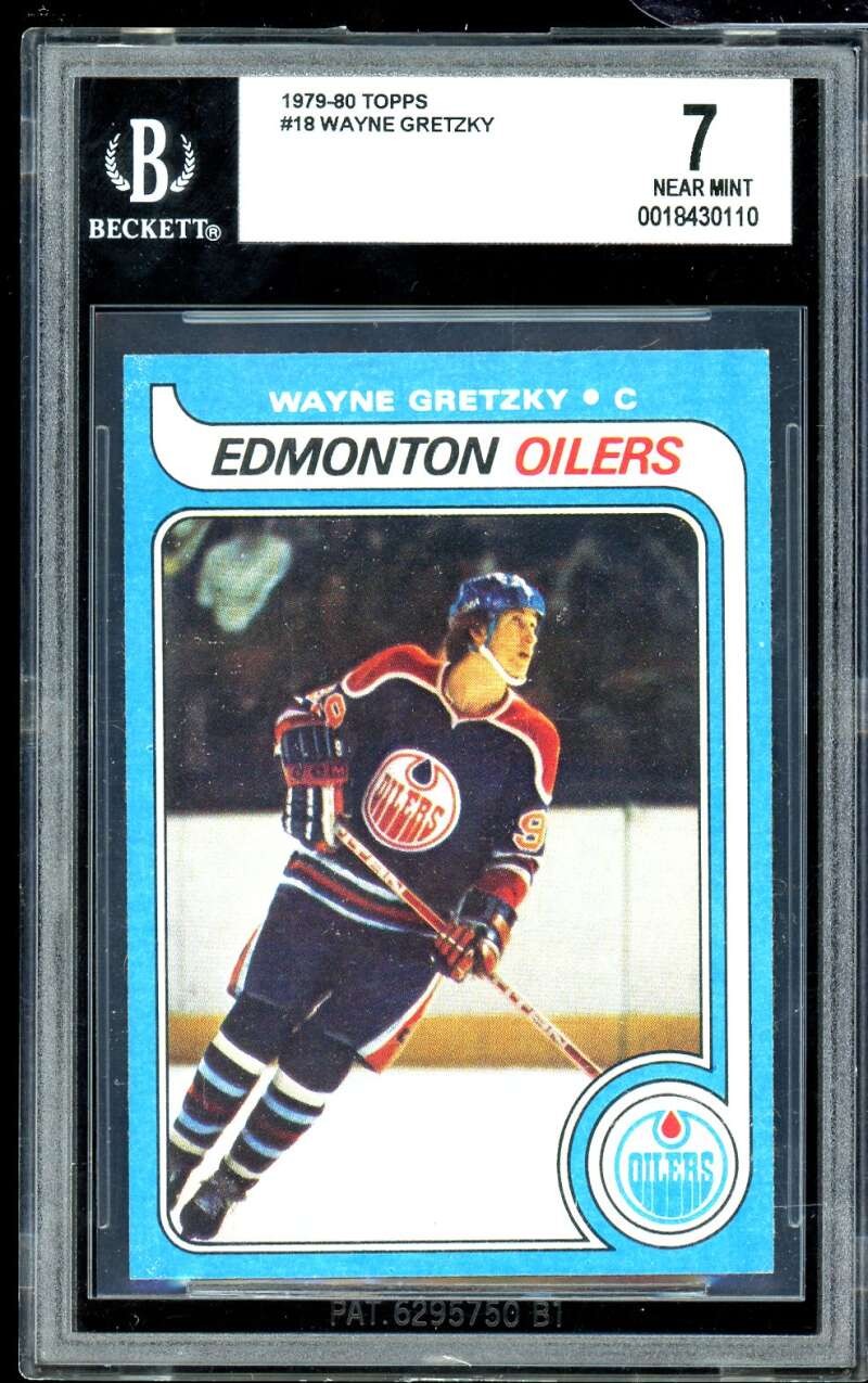 Wayne Gretzky Rookie Card 1979-80 Topps #18 BGS BVG 7