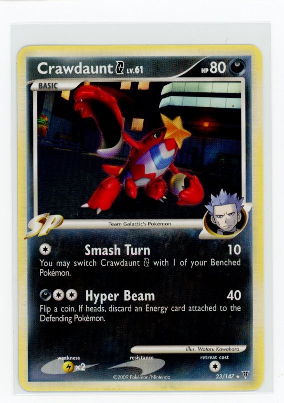 Pokemon Supreme Victors #23 Crawdaunt G