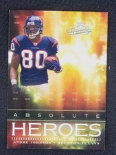 2007 Playoff Absolute Memorabilia Heroes /100 Andre Johnson #AH-6 HOF