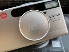 Metal Aluminium Alloy Camera Body Cap Front Lens Cap For Leica Minilux Zoom Lens