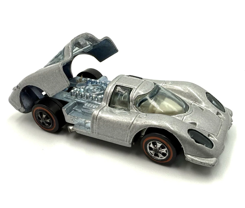 VINTAGE 1969 HOT WHEELS REDLINE PORSCHE 917. Clear glass, very nice condition  - Image 3 of 4