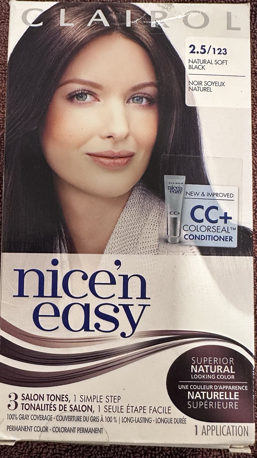 - 2.5  Naural Soft Black By Clairol For Women