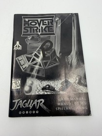 Hover Strike Atari Jaguar Cartridge Boxed With Manual & Overlay 64 Bit Shooter