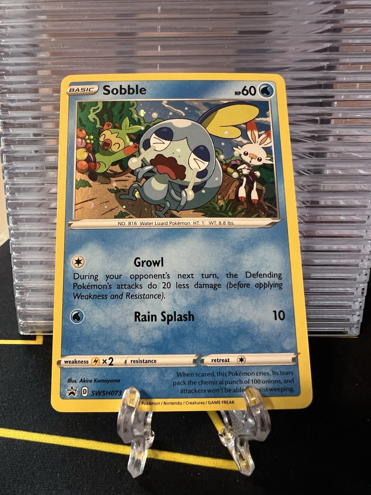 Pokemon Sobble Holo Black Star Promo SWSH073 NM