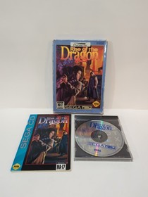 Rise of the Dragon (Sega CD, 1994) Cardboard box version, complete, tested.