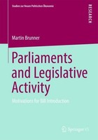 Parliaments And Legislative Activity Martin Brunner