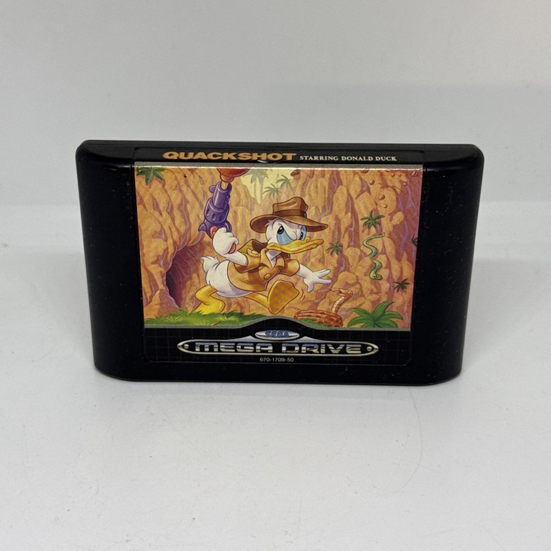 QUACKSHOT Starring Donald Duck - SEGA MEGA DRIVE - CART ONLY Tested
