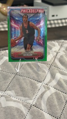 2024-25 Topps Chrome Allen Iverson #94 Topps Green Refractor | eBay
