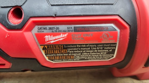 Milwaukee 2627-20 M18 18V Herramienta de corte de paneles de yeso inalámbrica compacta - *SOLO HERRAMIENTA* - Imagen 4 de 6