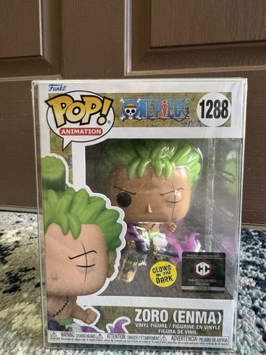 Funko Pop! ONE PIECE ZORO #1288 (ENMA HAKI) w/case (GITD) Chalice Collectibles