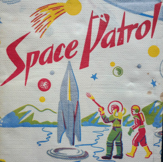 1950s Science Fiction TV SHOW SPACE PATROL Kids Birthday Party Paper Tablecloth