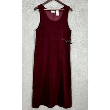 Vintage 90s Maxi Dress Women Small Red Sleeveless Jumper Boho Whimsigoth Friends