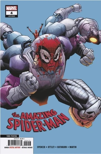 AMAZING SPIDER-MAN #4 3RD PTG RYAN OTTLEY | TRI-SENTINEL, ASM, SPIDER MAN 1