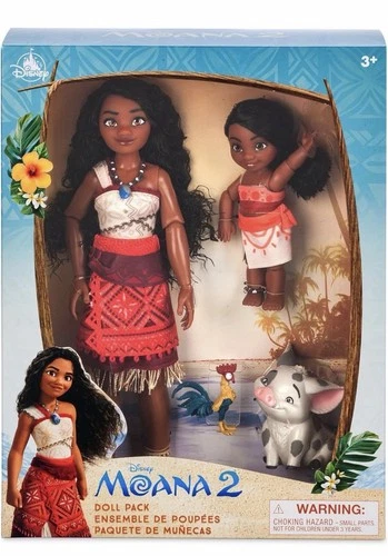Disney Store Moana 2 Moana & Simea Sister Fashion Doll Set New