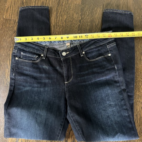 Paige Verdugo Jegging Skinny Jeans Size 31 Dark Blue Women’s - Picture 5 of 8
