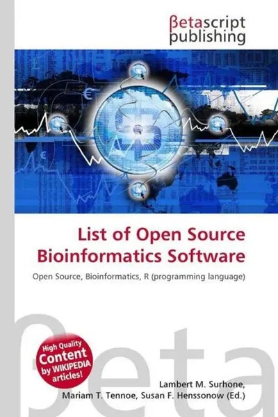 Lambert M. Surhone (U. A.) | List Of Open Source Bioinformatics Software | Buch-image
