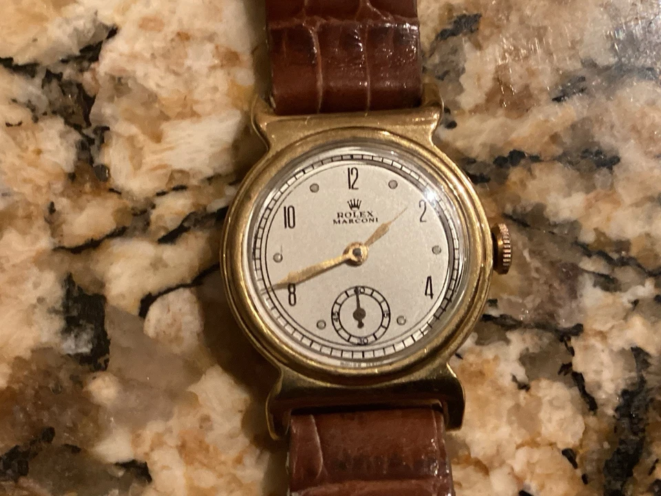 Rolex Marconi Gold Filled 1936 Immaculate Verified Certification. Beautiful Rare - Image 3 of 4