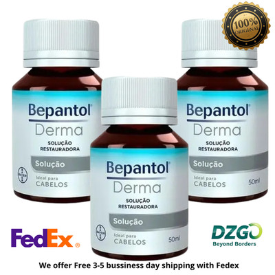 Set of 3 Bepantol Derma Liquid 50ml - Hair Restoration & Shine Pro-Vitamin B5