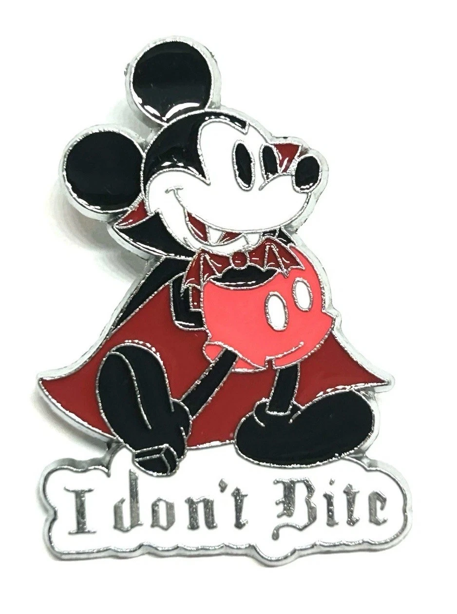Disney Trading Pin - Halloween Mickey Mouse Vampire I Don't Bite