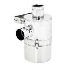 Abbattitore Di Fumi Ad Acqua Per Stufe a Pellet Diametro 80 Filtro Ambiente