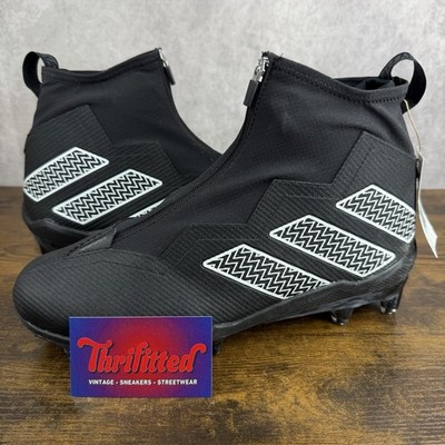 NEW adidas Nasty Fly 2.0 Black GV8309 Size 12 Men s Football Cleats Mid OG Rare