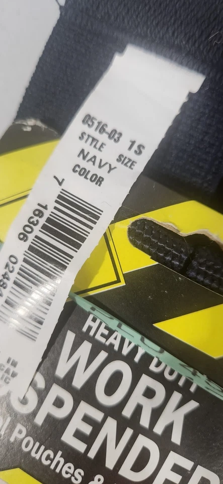 heavy duty Work suspenders for Tool Pouches And Work Aprons. MENS one Size - Image 3 of 3