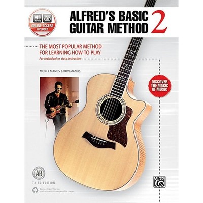 Alfred Basic Guitar Method 2 (3rd Edition) Book & Online Audio Access