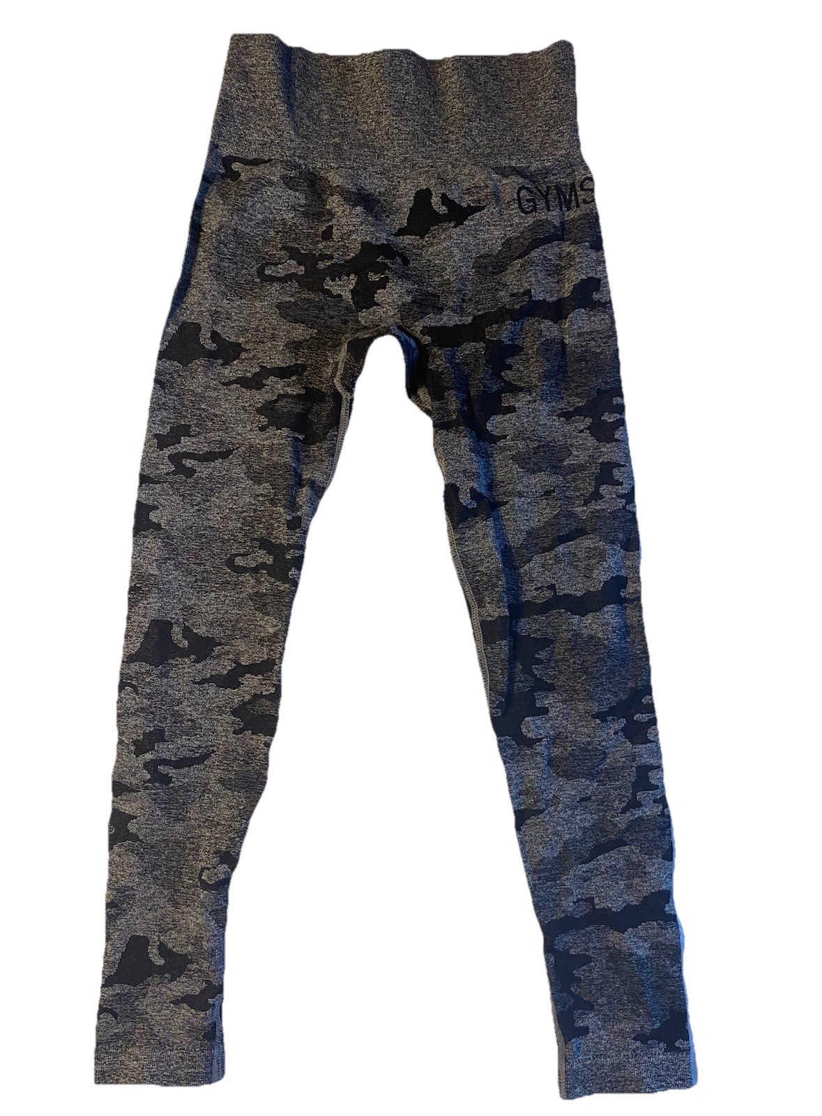 Gymshark Gray Camo Seamless High Waisted Gym Leggings Size Small