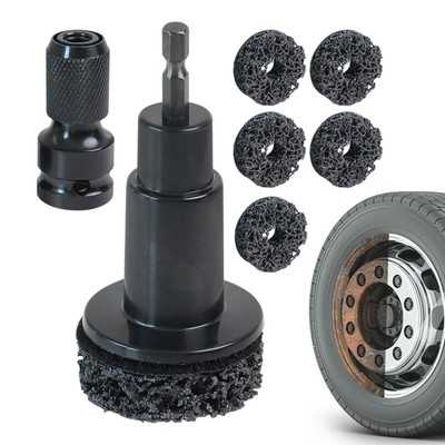 #ad Metal Wheel Stud Rust Removal Tool Wheel Hub Cleaning Tool For Vehicle $27.67