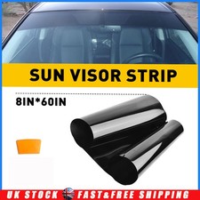 Car Window Sun Visor Strip Tint Film Front UV Shade Windshield DIY Decal Banner