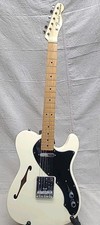 Fender Telecaster Thinline Electric Guitar MIM Maple Neck White MG