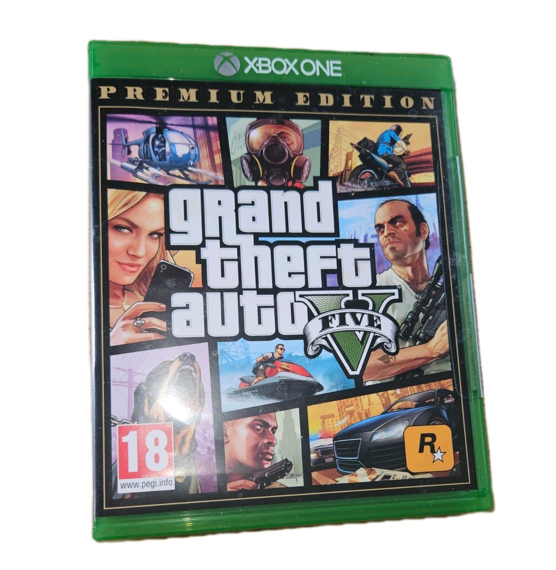 Neu Grand Theft Auto V 5 Premium Edition Xbox One inkl GTA 5 Online UK PAL Spiel