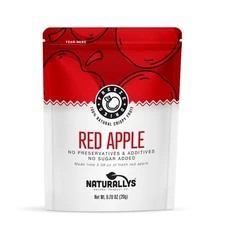 BESTBY12/26 Naturallys Freeze-Dried Red Apple Fruit Snacks 0.7oz 100% Natural No