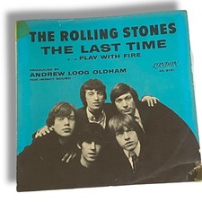 Rolling Stones The Last Time 45 Record Cover Picture Sleeve Art