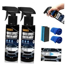 2 Pack Quick Effect Coating Agent for Car - 2026 Upgrade Car Coating Black