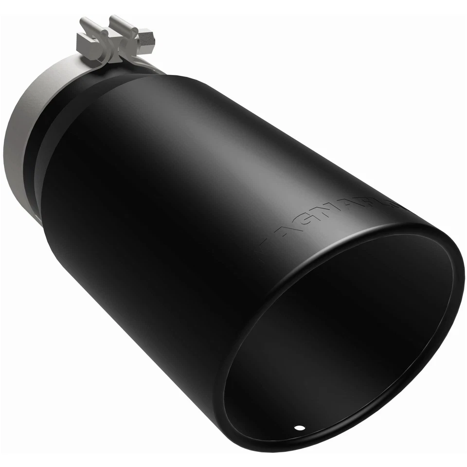 MagnaFlow 6in. Round Black Coated Exhaust Tip 35239 - Image 2 of 4
